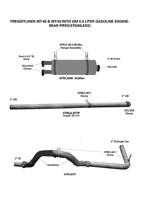 Freightliner (A04-18007-000) Exhaust Pipe Hanger, 4" - Midwest Bus Parts
